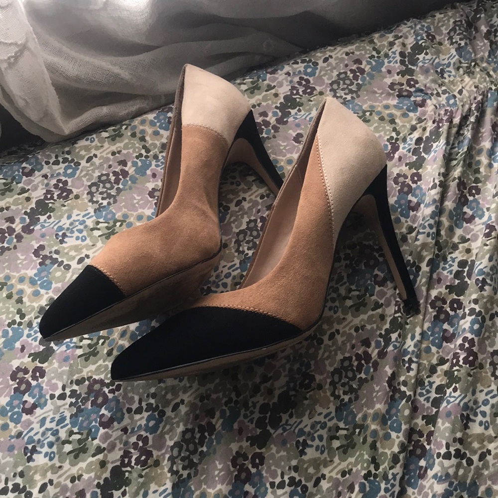 Multi colored heels
